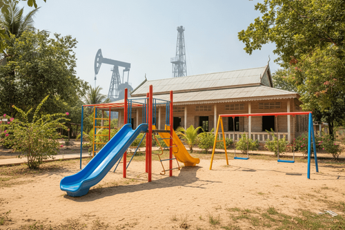 Angkor Resources baut Spielplätze für Schulen in kambodschanischem Bohrgebiet