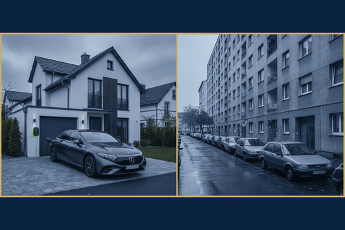 E-Mobilität: Warum Immobilienbesitzer deutlich häufiger elektrisch fahren