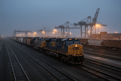 CSX verfehlt Quartalsziele: Schwache Industrie belastet
