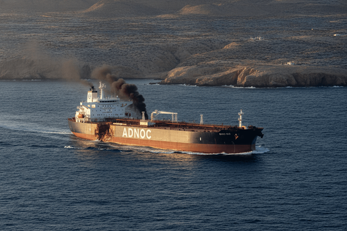ADNOC-Tanker in Straße von Hormus von Rakete getroffen