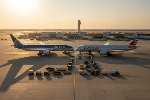 FAA untersucht Kapazitätsstreit zwischen United und American in Chicago