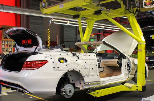 Umsatzrückgang in der deutschen Autoindustrie